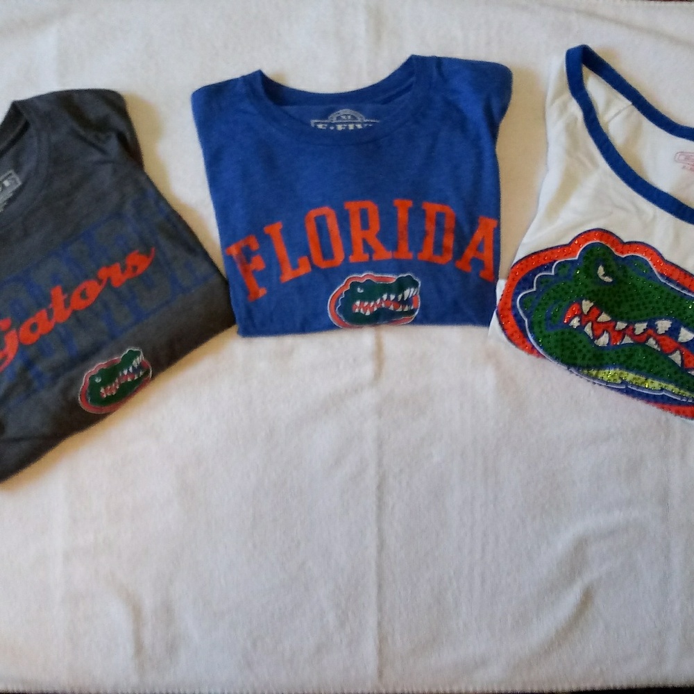 3 Florida Gator shirts
